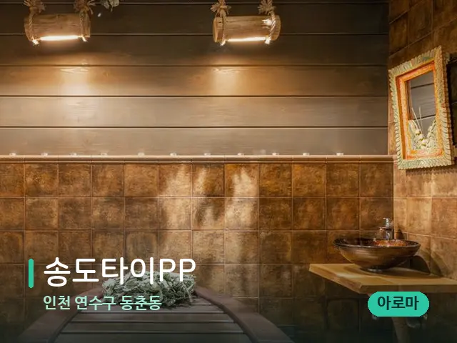 인천 연수구 동춘동 송도타이PP — 스파 관리실 내부