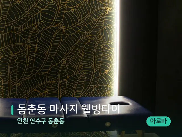 인천 연수구 동춘동 동춘동 마사지 웰빙타이 — 스파 관리실 내부